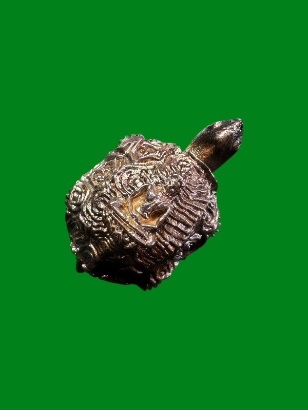 Phra Turtle Boat Luang Pu Sim Silver Cast 2519