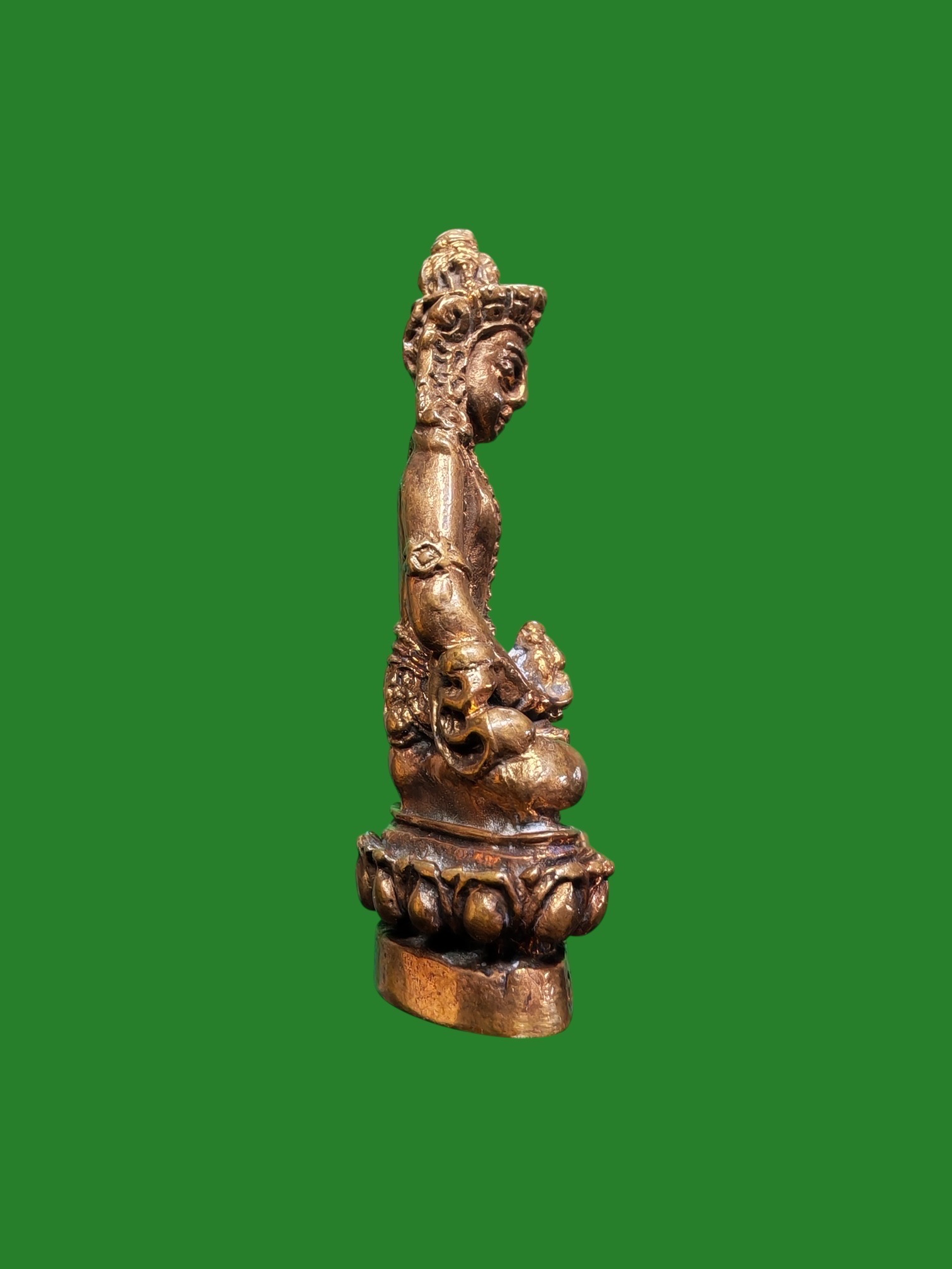 Phra Kring Avalokiteshvara Wat Bowonniwet B.E. 2538 — Luang Pho Somdej Sangkharat Sacred Powder Amulet #654 — รูปที่ 2