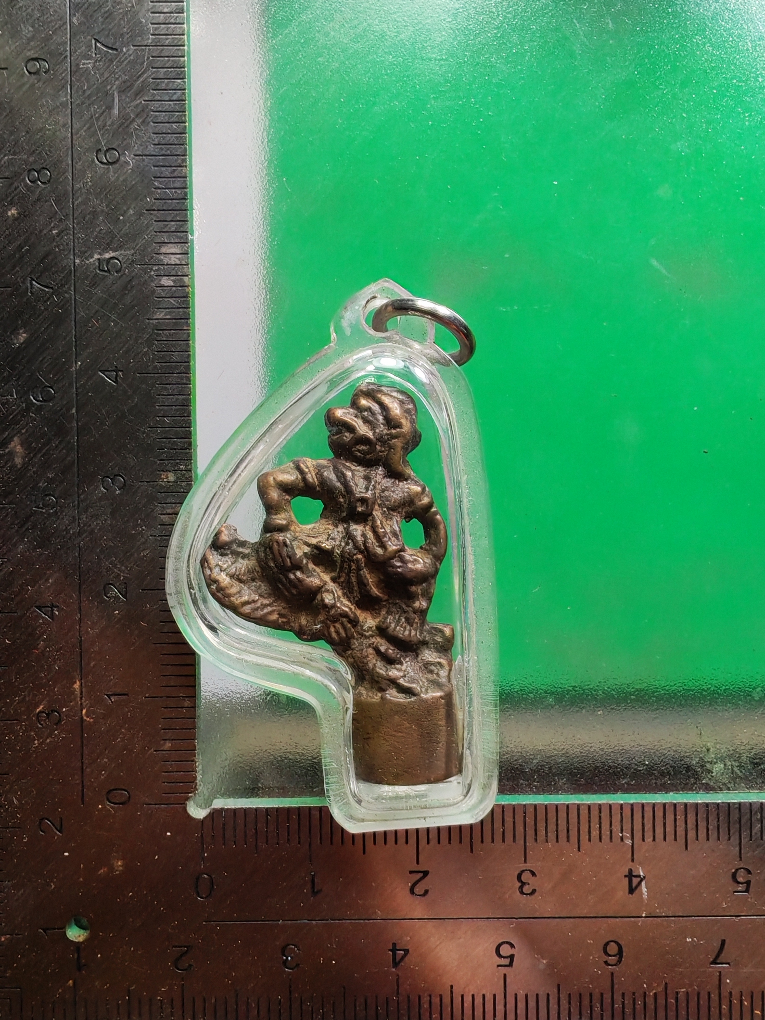 Hanuman Edition 3 Amulet by Luang Pu Gliang, Wat Noen Suthawat, Chonburi B.E. 2527 — รูปที่ 3